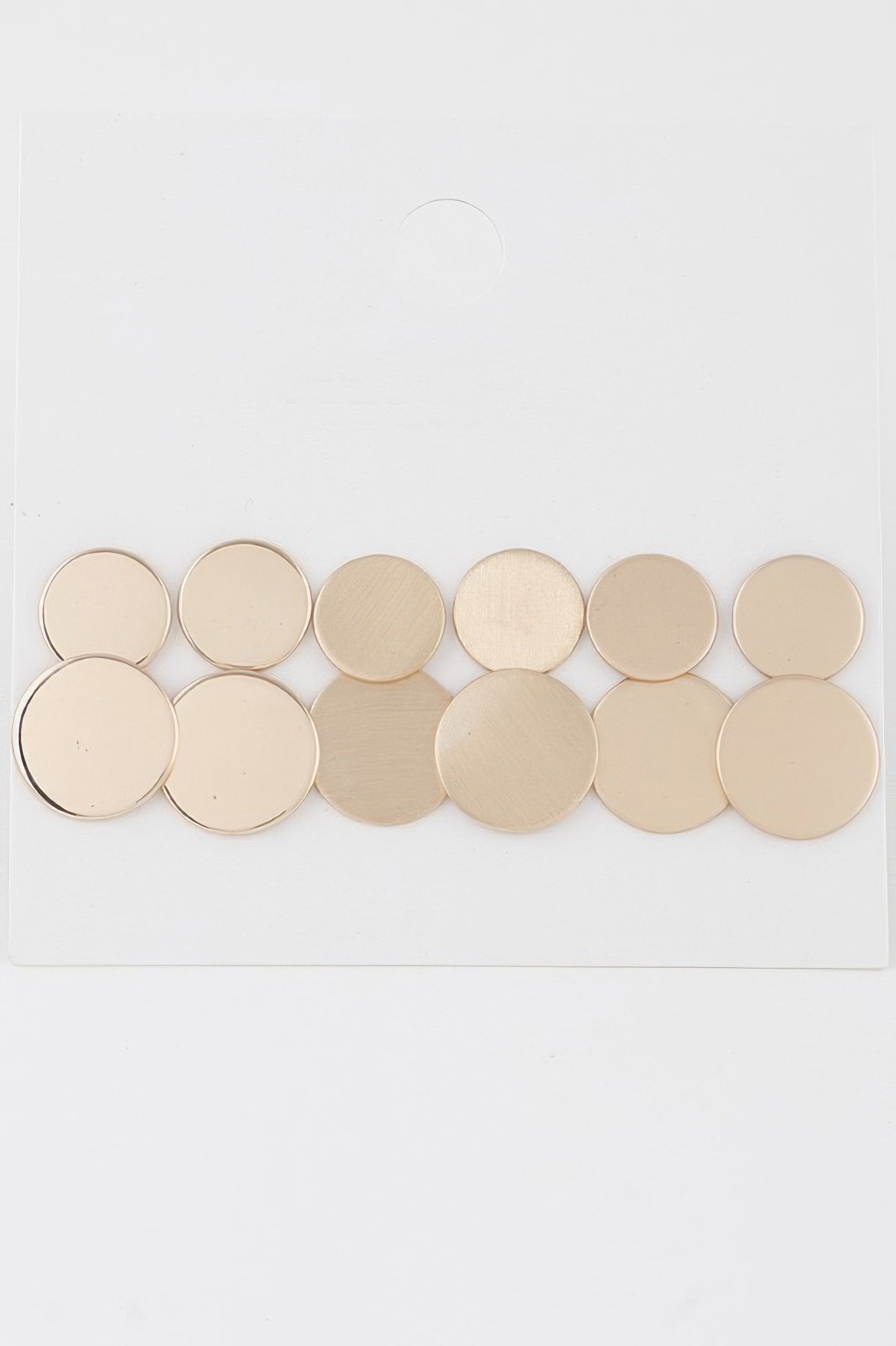 Circle Stud Earrings Set