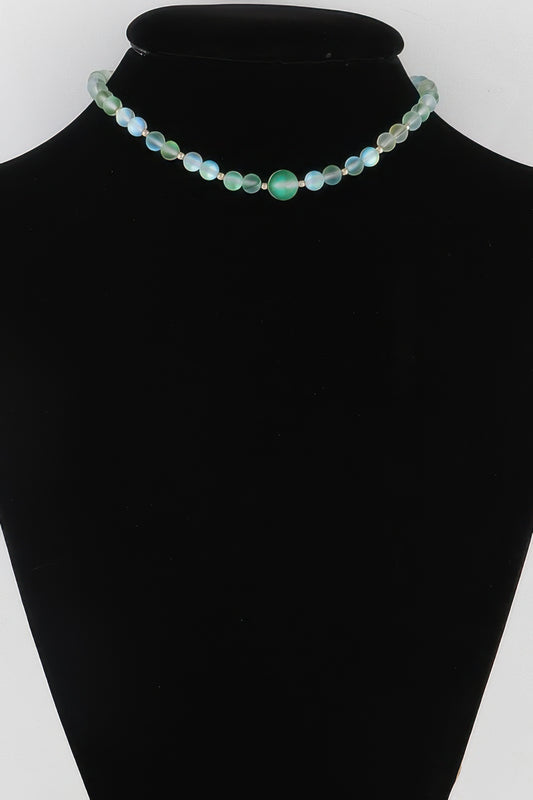 Translucent Bead Necklace