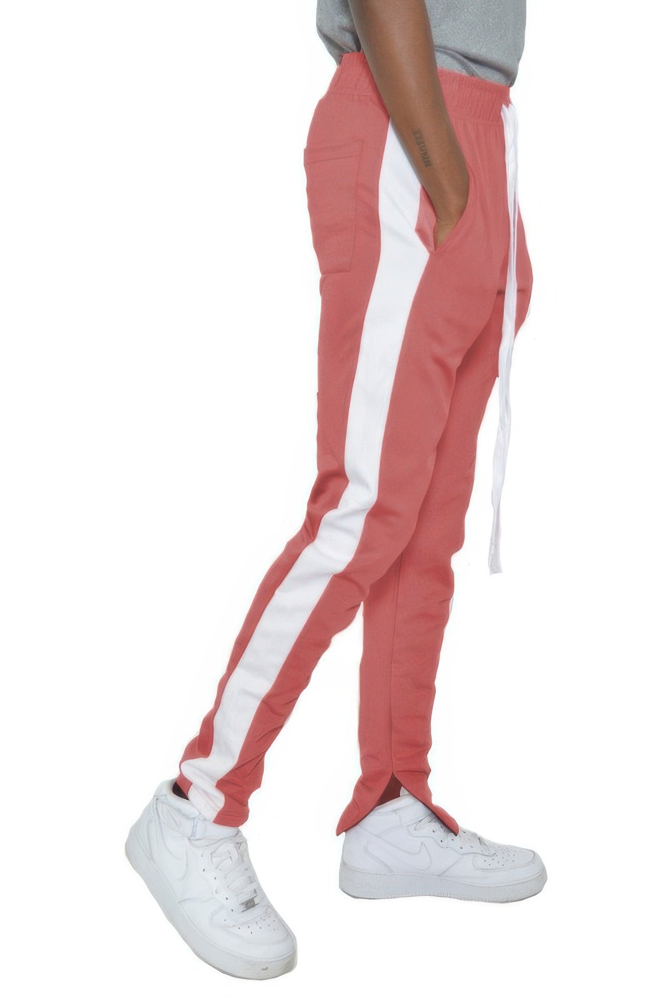 Slim Fit Single Stripe Track Pant - MENS BASIC & ACTIVEWEAR