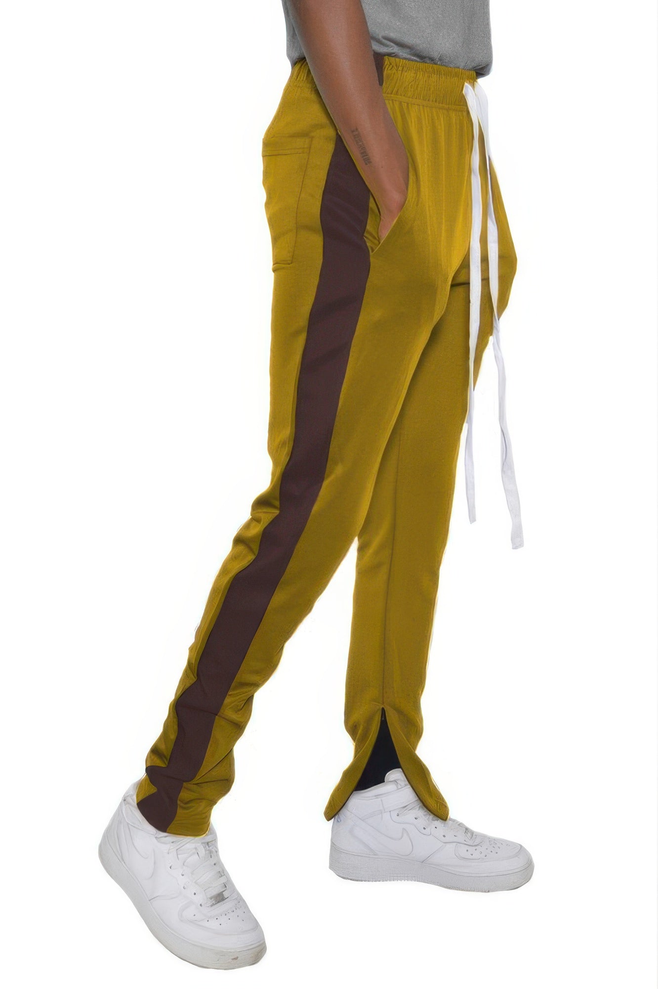 Slim Fit Single Stripe Track Pant - MENS BASIC & ACTIVEWEAR