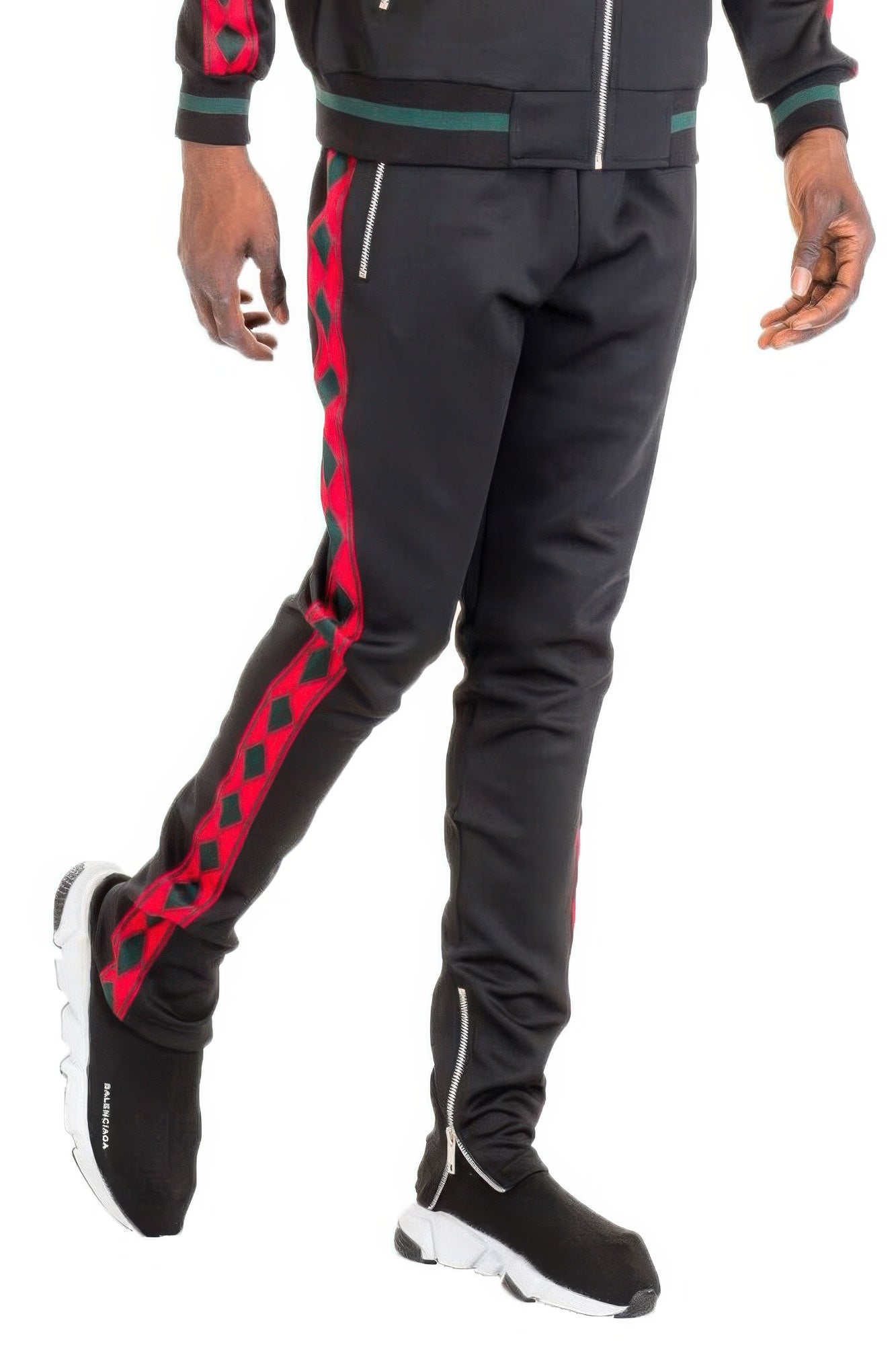 Diamond Tape Track Pants - MENS BASIC & ACTIVEWEAR