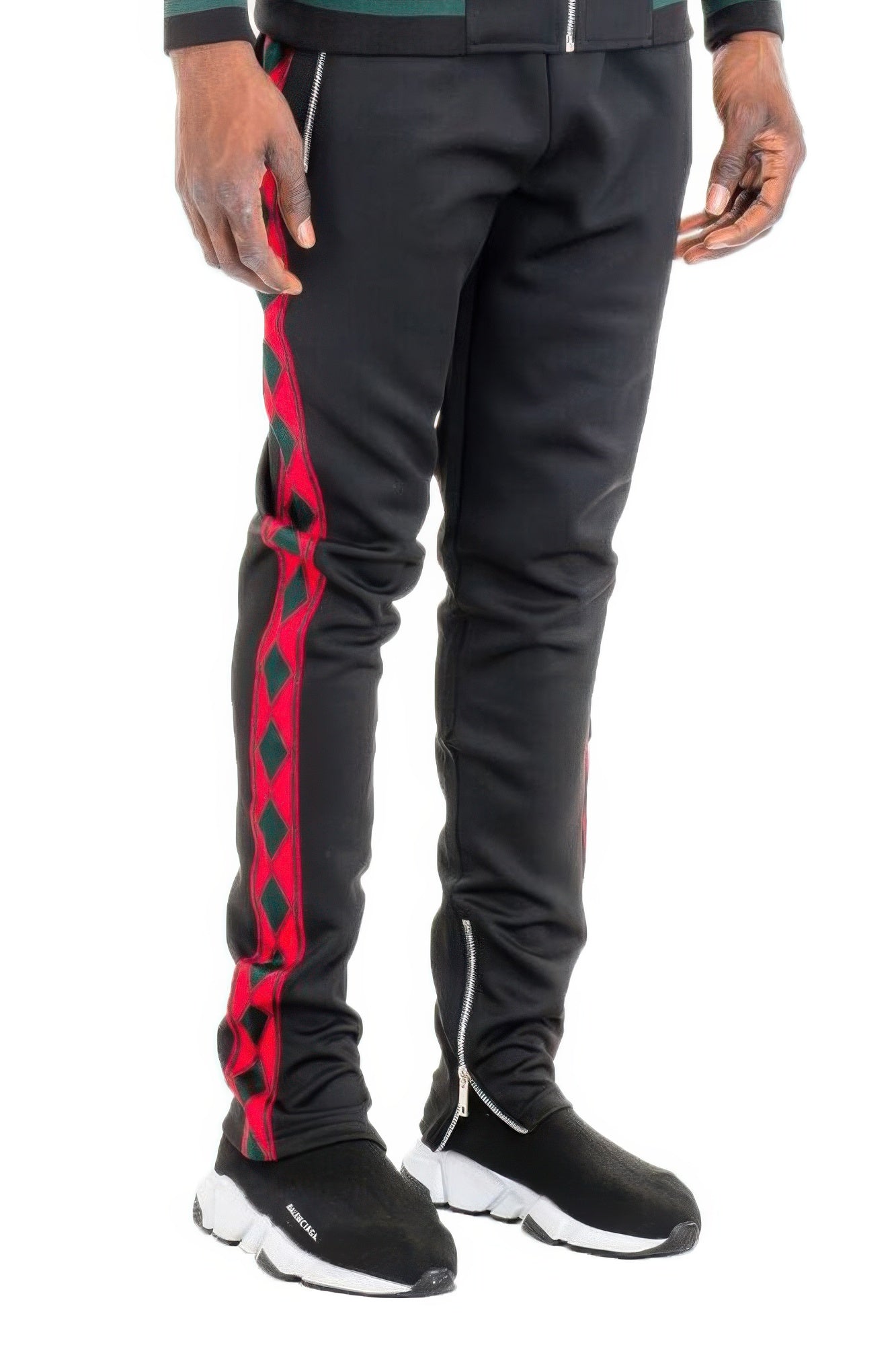 Diamond Tape Track Pants - MENS BASIC & ACTIVEWEAR