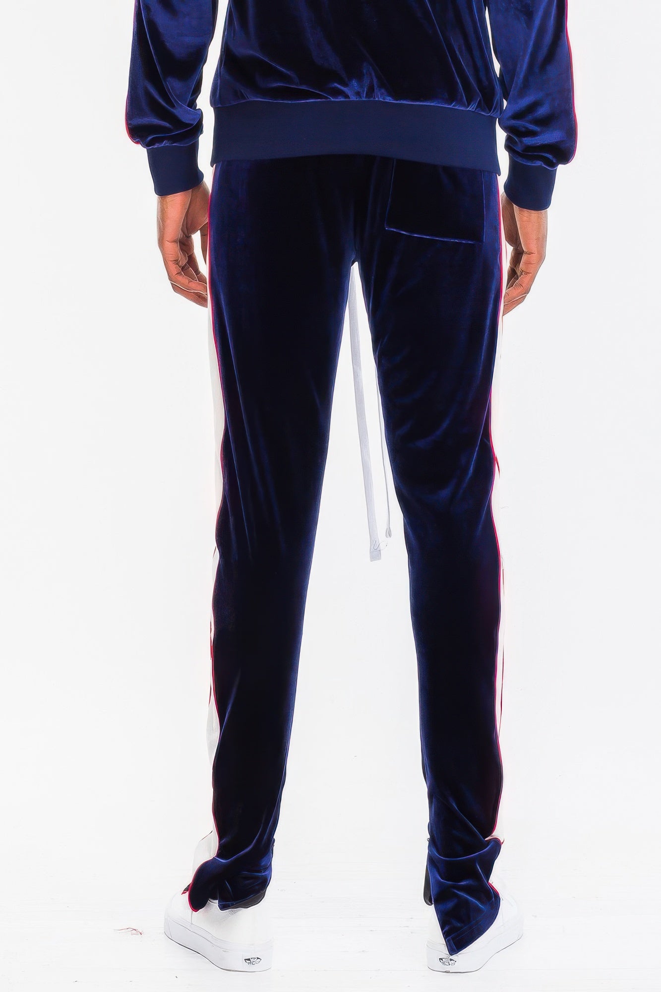 Mens Velour Track Jacket And Track Pant Set - MENS BASIC & ACTIVEWEAR