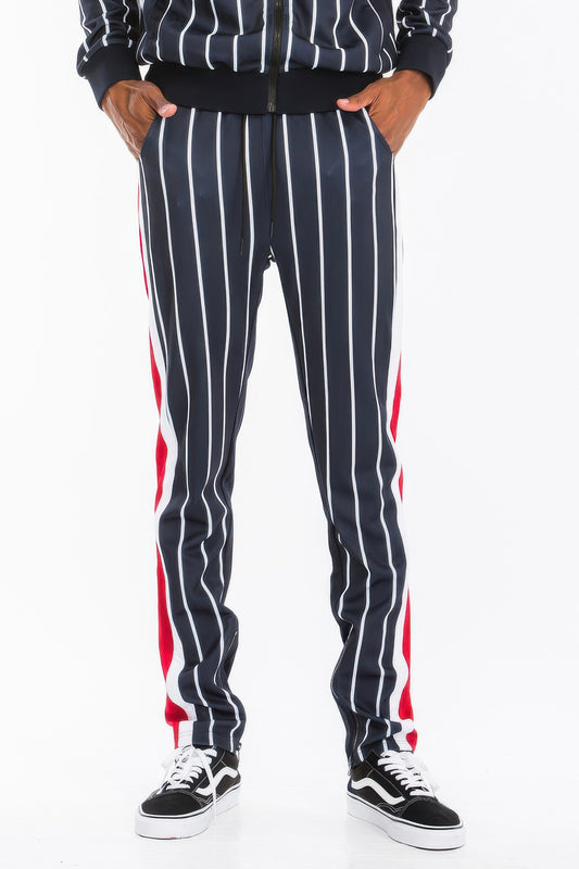 Printed Poly Span Track Pants - MENS BASIC & ACTIVEWEAR
