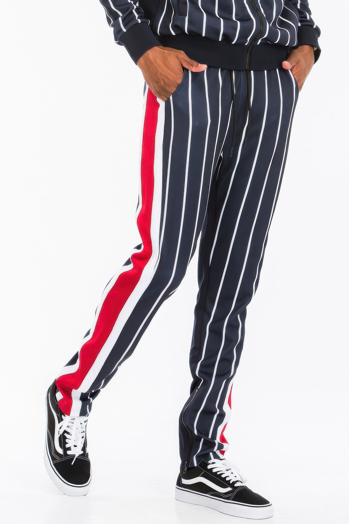 Printed Poly Span Track Pants - MENS BASIC & ACTIVEWEAR