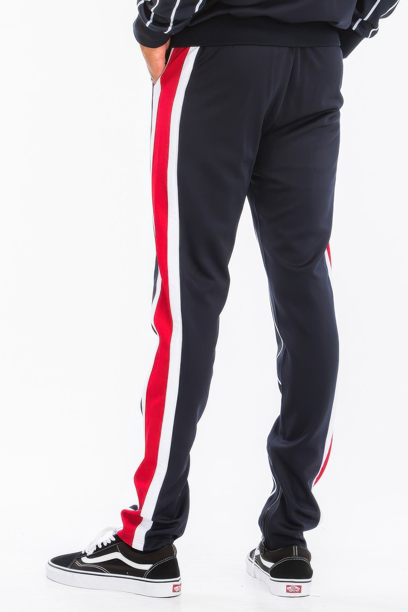 Printed Poly Span Track Pants - MENS BASIC & ACTIVEWEAR