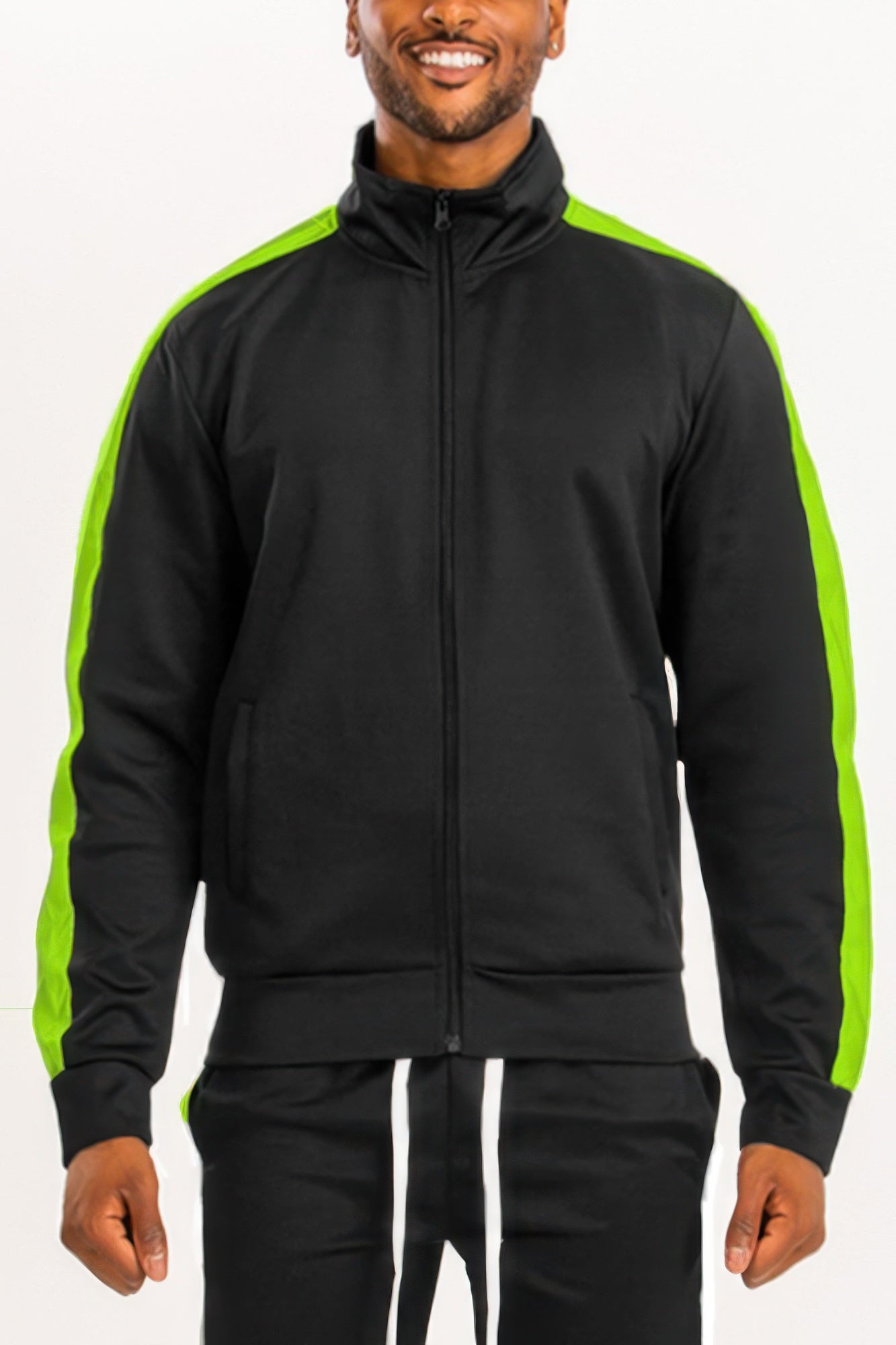 Track Single Stripe Jacket - MENS BASIC & ACTIVEWEAR