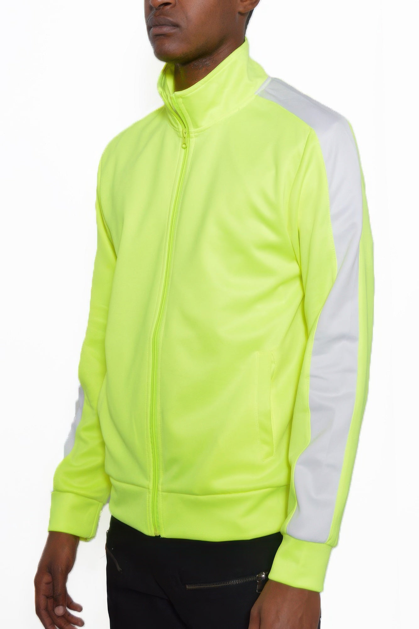 Track Single Stripe Jacket - MENS BASIC & ACTIVEWEAR