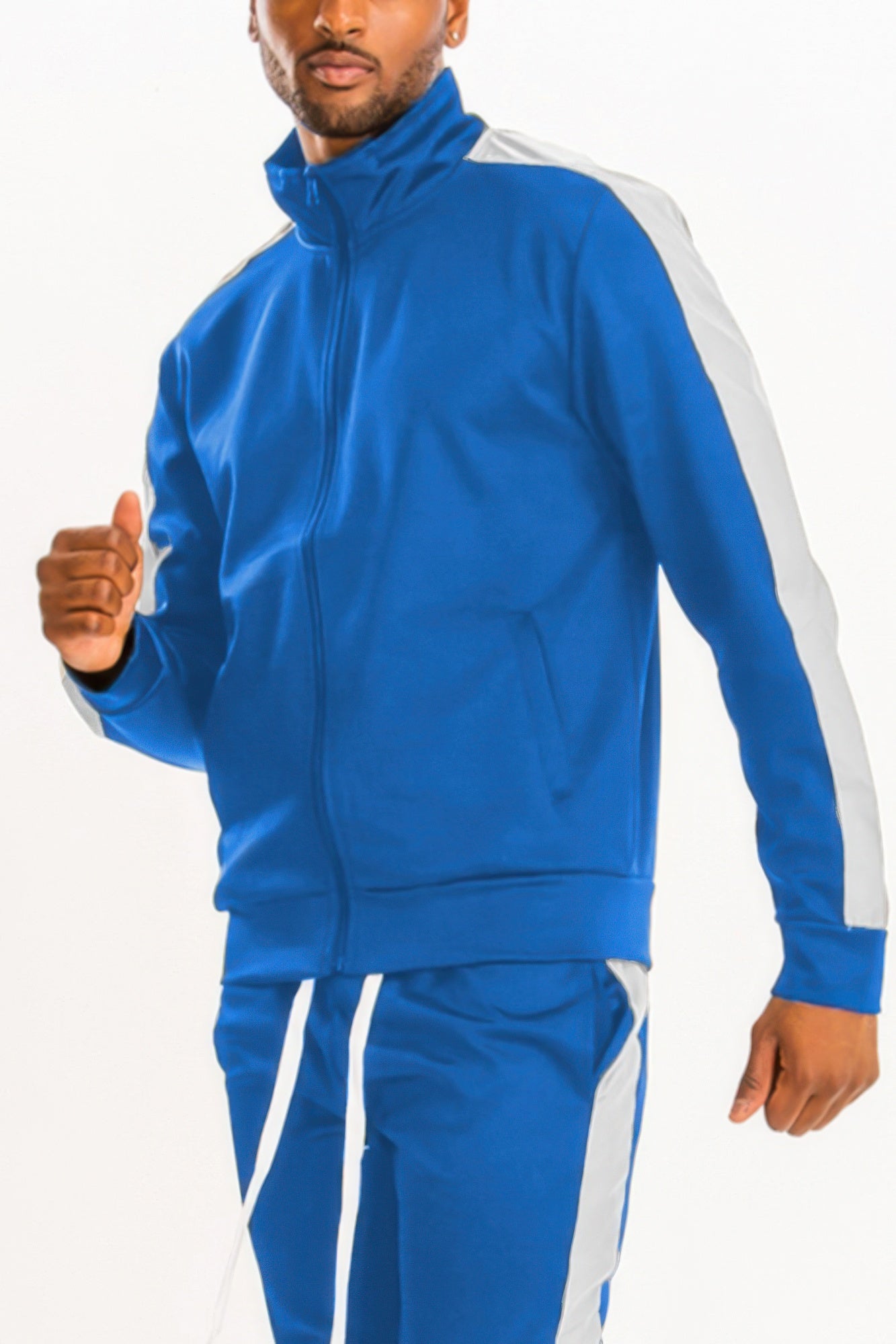 Track Single Stripe Jacket - MENS BASIC & ACTIVEWEAR