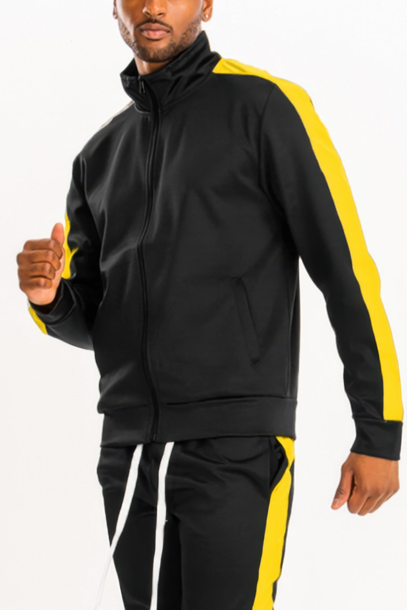 Track Single Stripe Jacket - MENS BASIC & ACTIVEWEAR