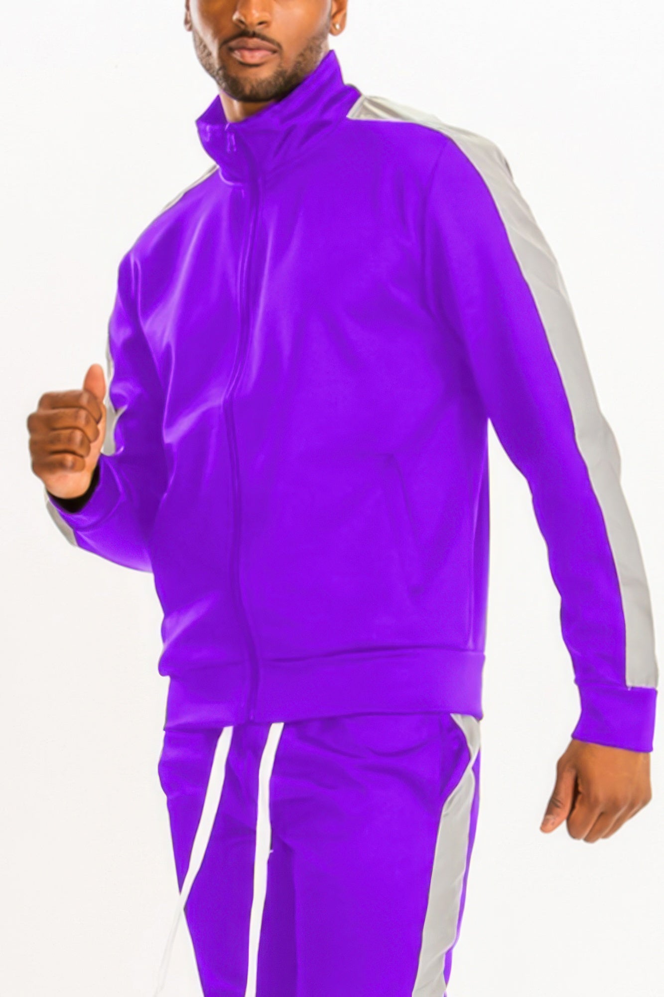Track Single Stripe Jacket - MENS BASIC & ACTIVEWEAR