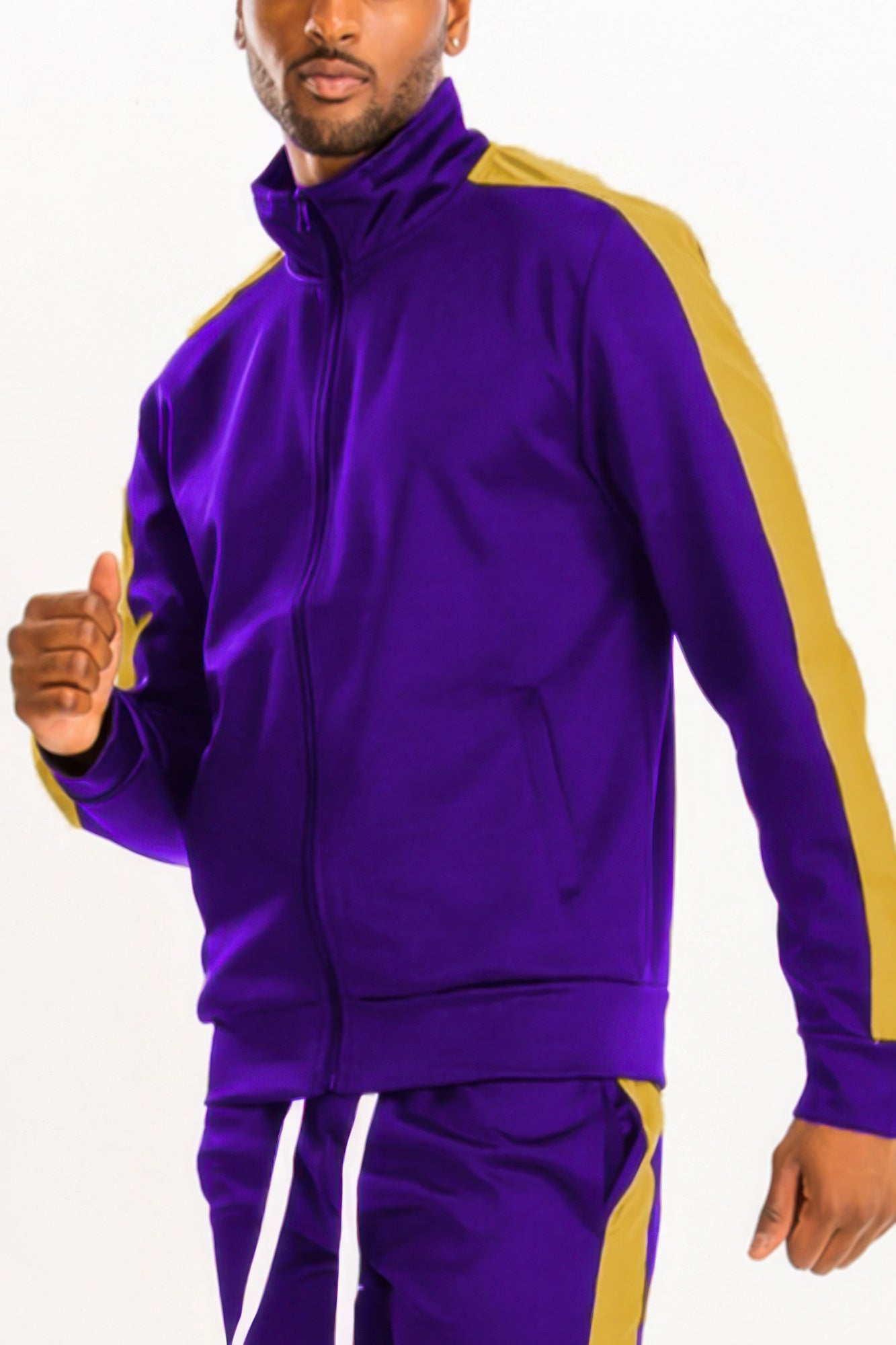 Track Single Stripe Jacket - MENS BASIC & ACTIVEWEAR