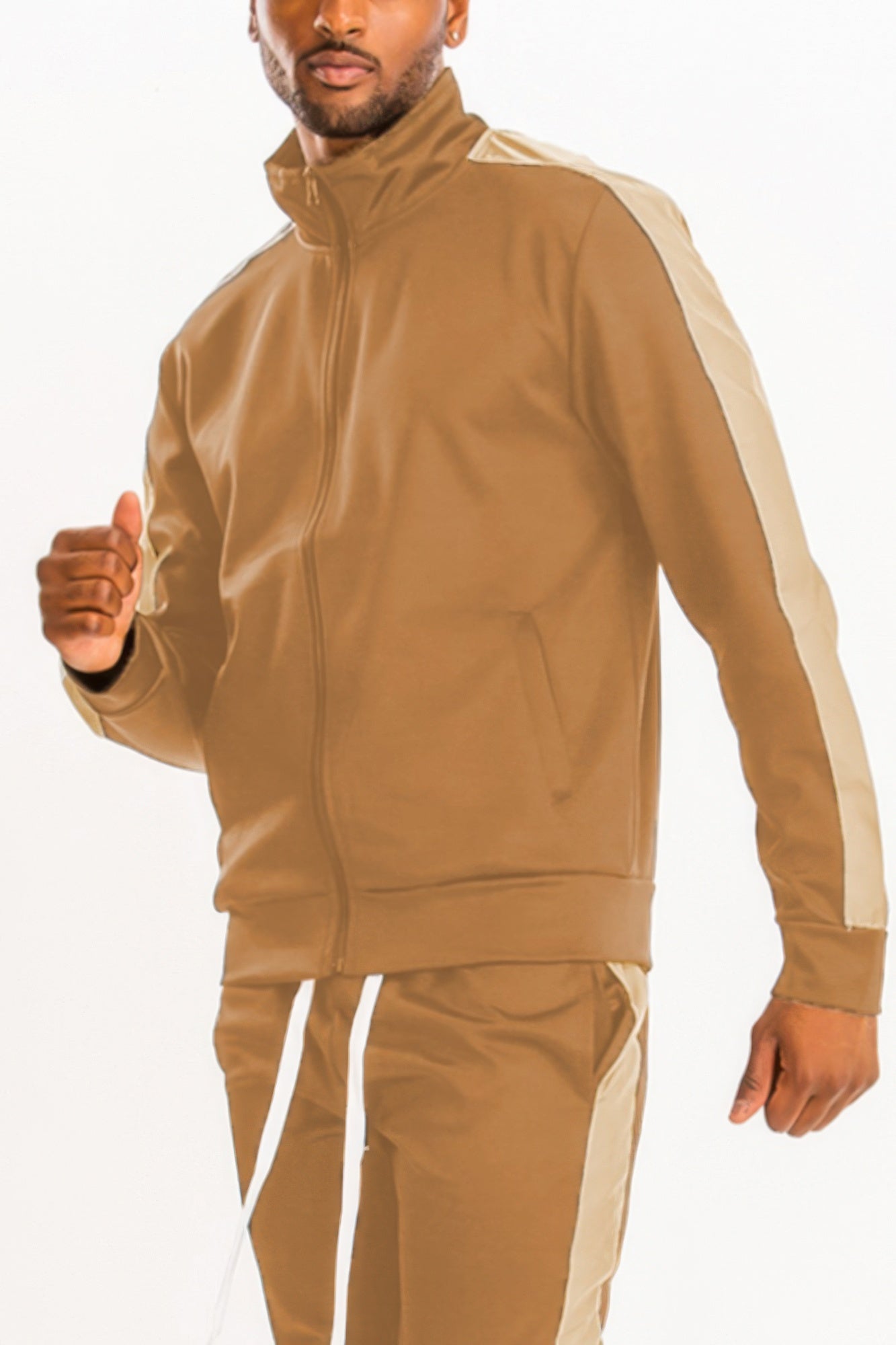 Track Single Stripe Jacket - MENS BASIC & ACTIVEWEAR