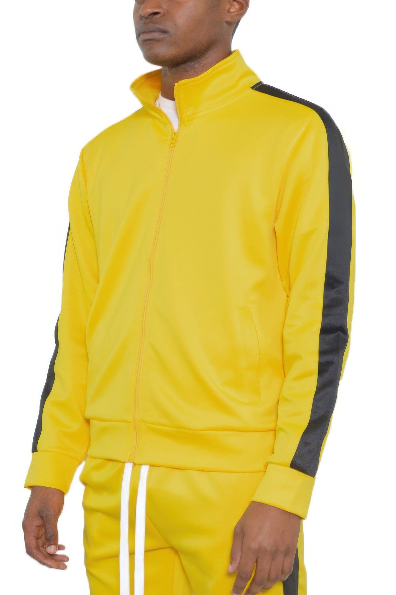 Track Single Stripe Jacket - MENS BASIC & ACTIVEWEAR