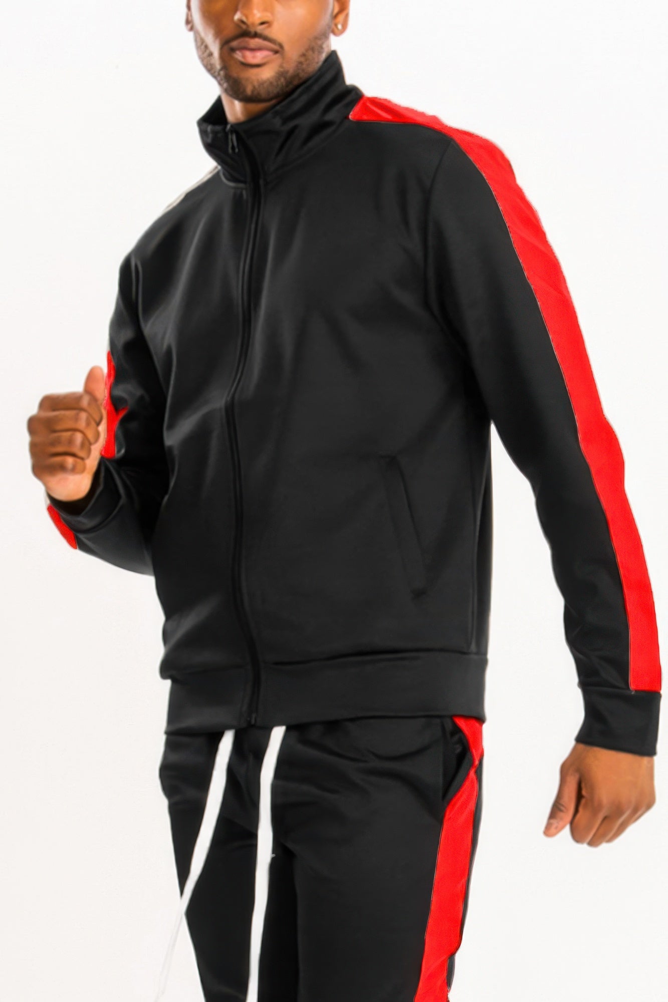 Track Single Stripe Jacket - MENS BASIC & ACTIVEWEAR