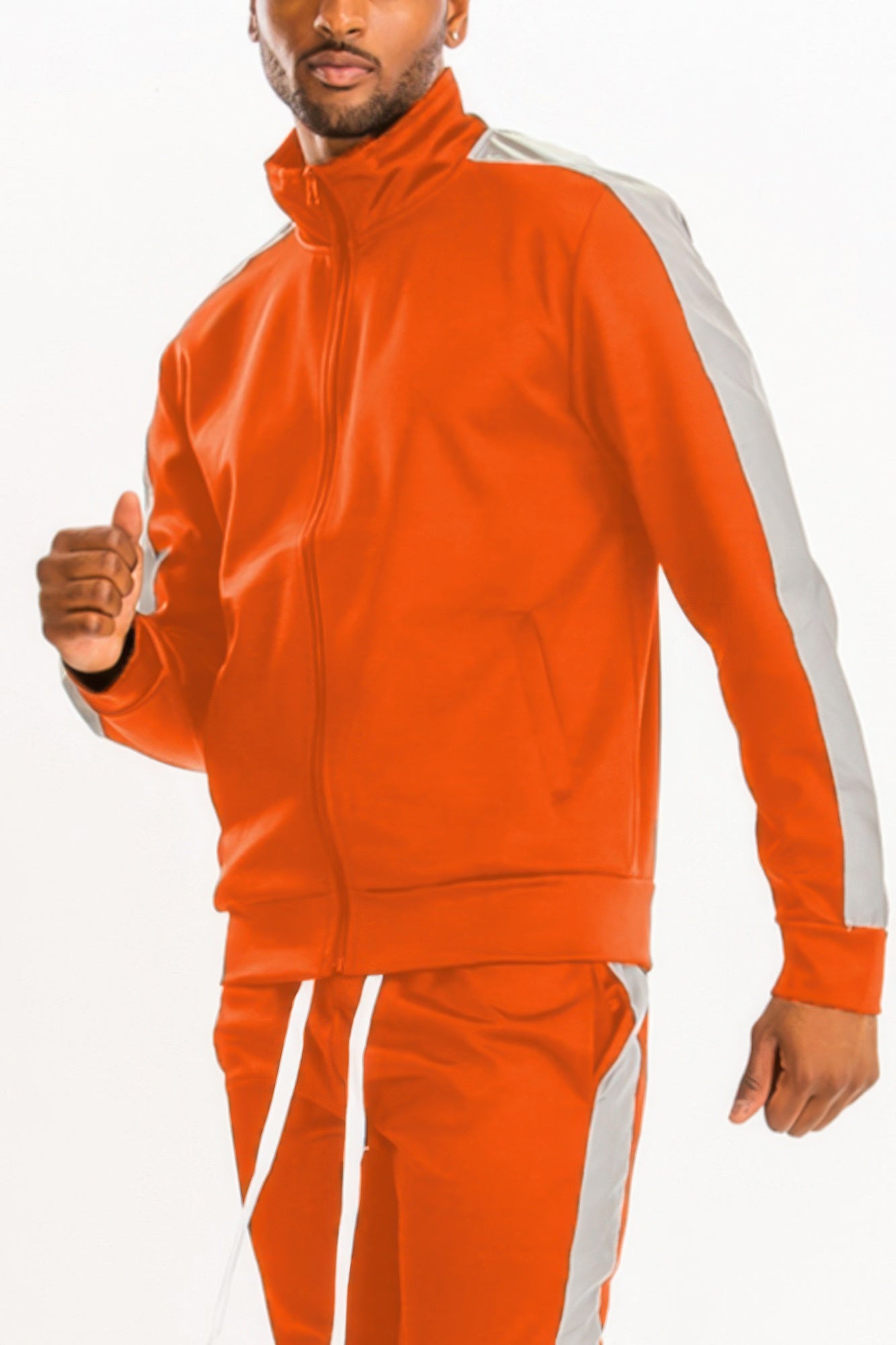 Track Single Stripe Jacket - MENS BASIC & ACTIVEWEAR
