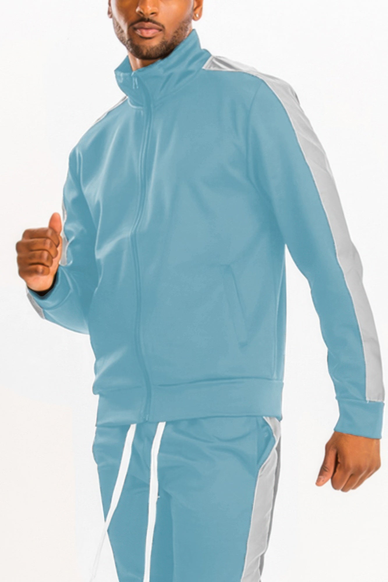 Track Single Stripe Jacket - MENS BASIC & ACTIVEWEAR