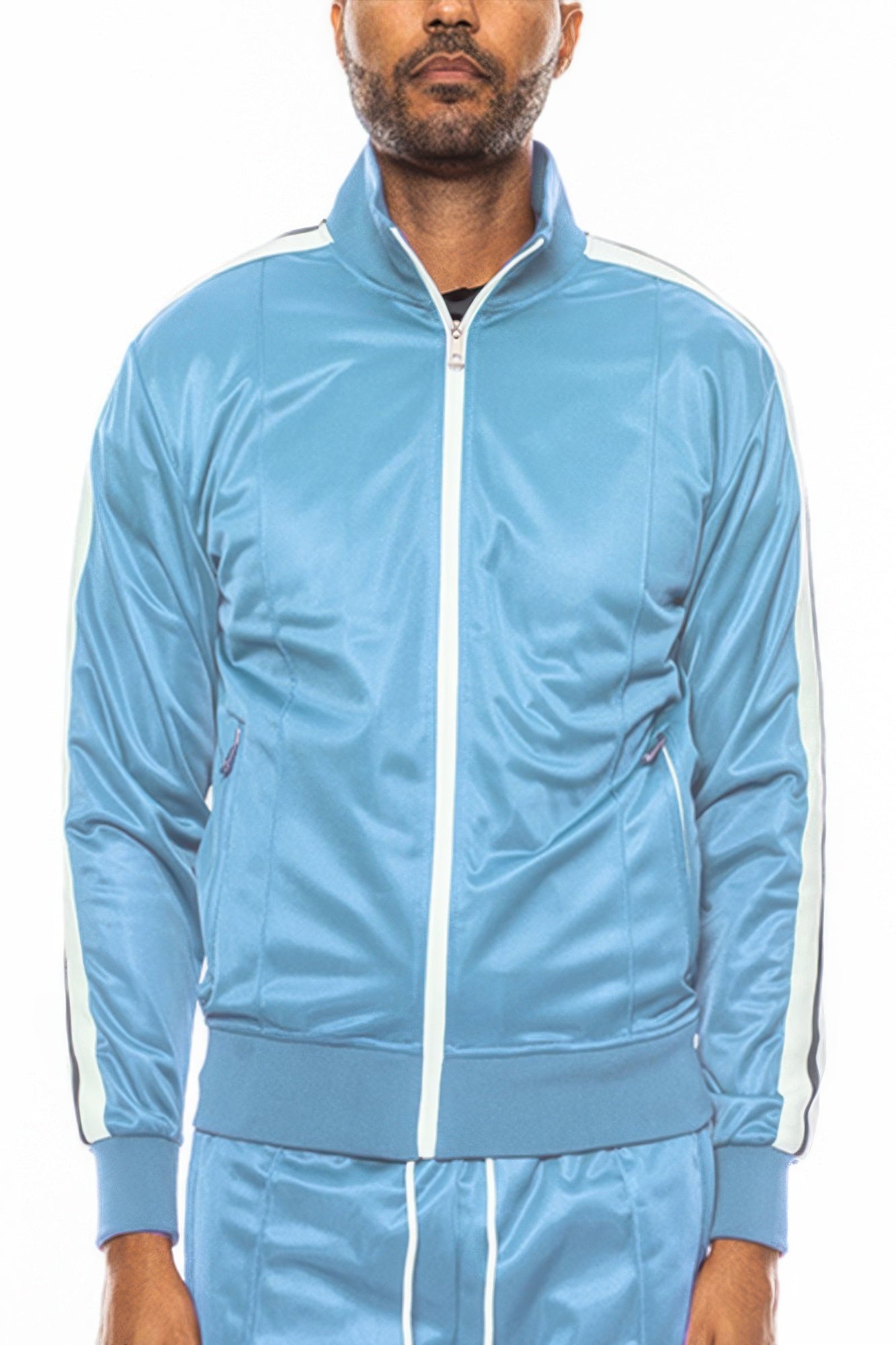 Single Stripe Tape Track Jacket - MENS BASIC & ACTIVEWEAR