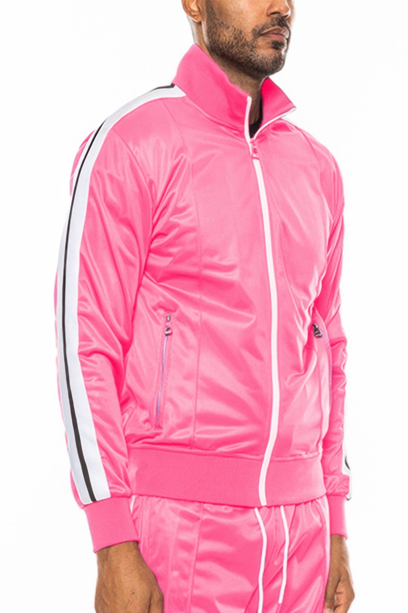 Single Stripe Tape Track Jacket - MENS BASIC & ACTIVEWEAR