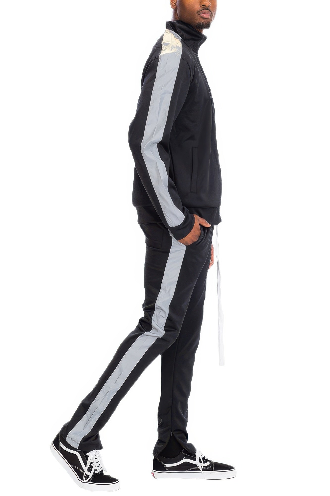 Single Stripe Track Set - MENS BASIC & ACTIVEWEAR