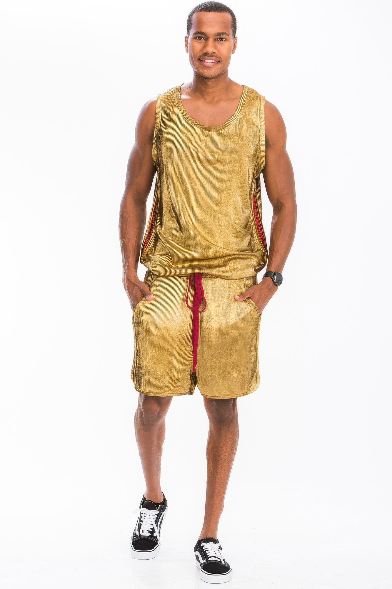 Metallic Flick Tank Top - MENS BASIC & ACTIVEWEAR
