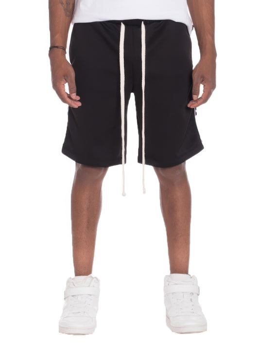 Mens Checkered Stripe Track Shorts - MENS BASIC & ACTIVEWEAR