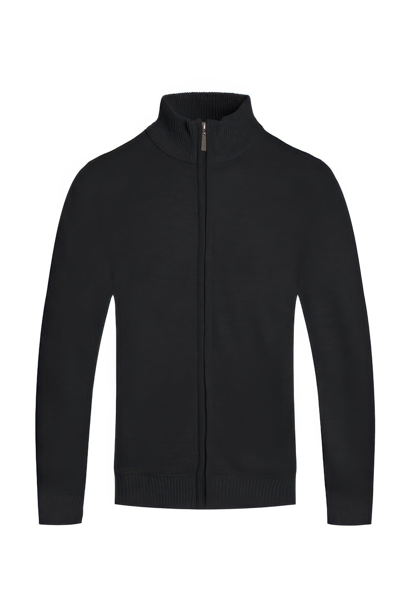 Mens Solid Full Zip Sweater - MENS BASIC & ACTIVEWEAR