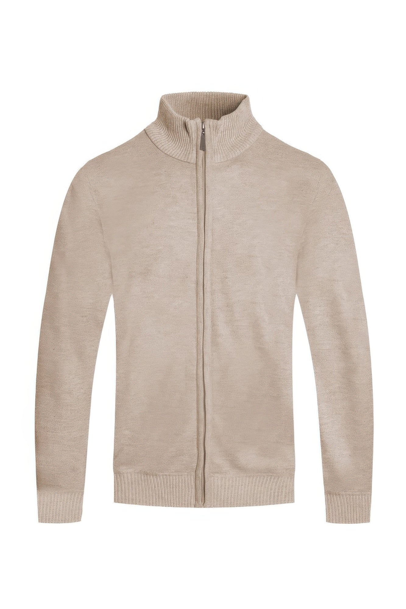 Mens Solid Full Zip Sweater - MENS BASIC & ACTIVEWEAR