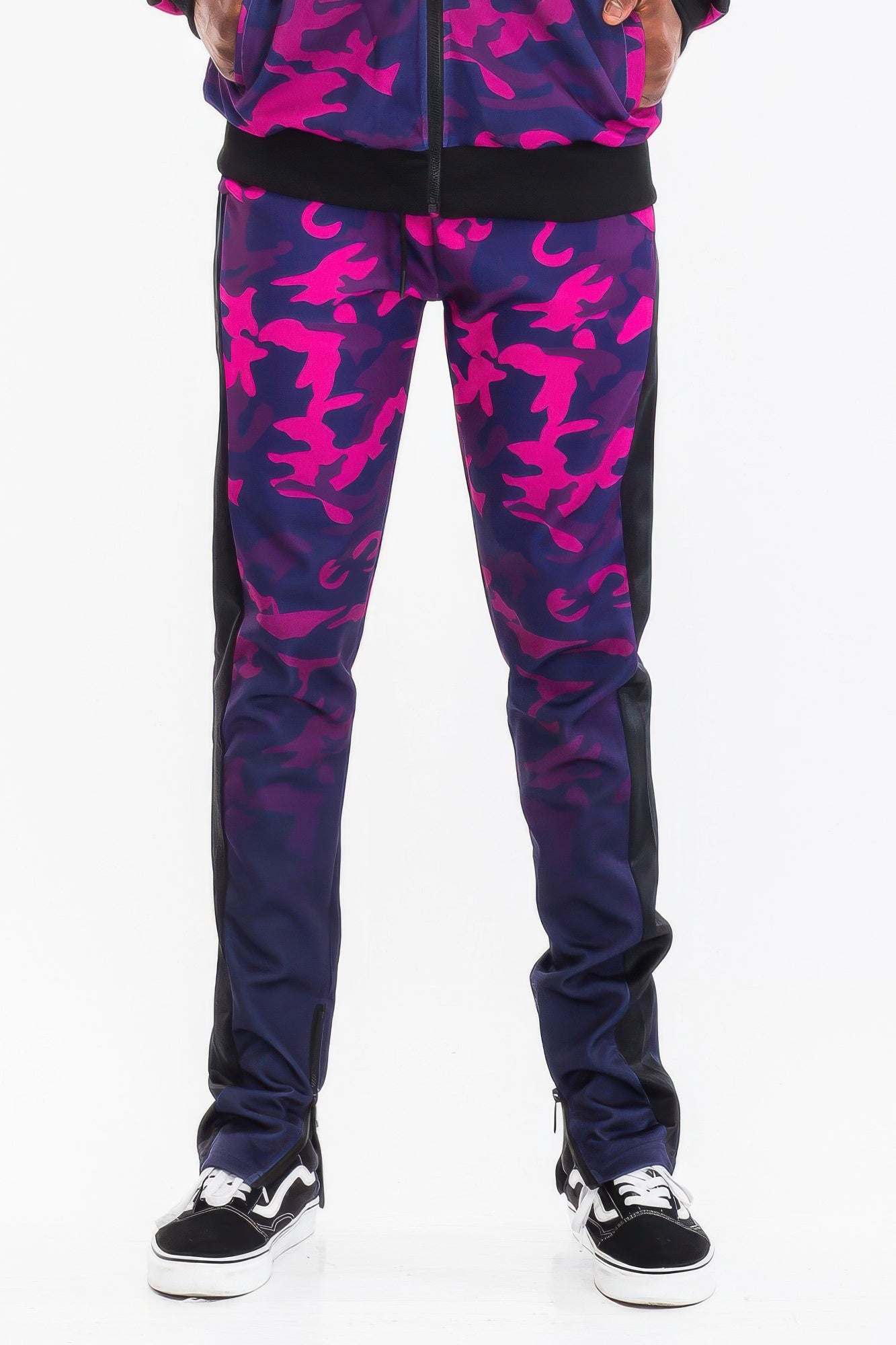 Mens Camo Ombre Print Track Pants - MENS BASIC & ACTIVEWEAR