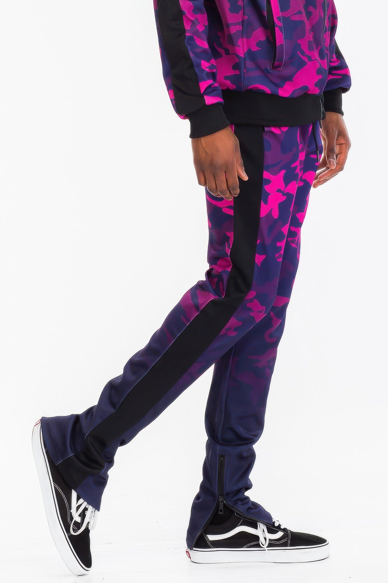 Mens Camo Ombre Print Track Pants - MENS BASIC & ACTIVEWEAR