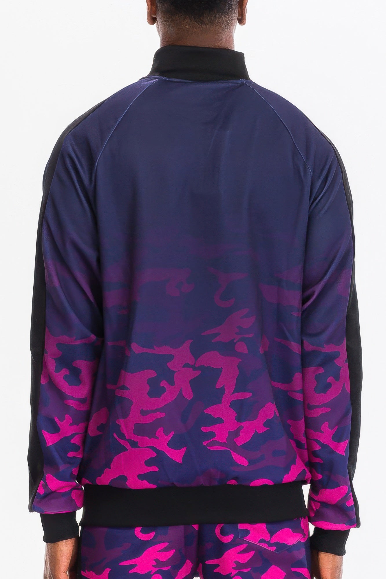 Mens Camo Ombre Track Jacket - MENS BASIC & ACTIVEWEAR