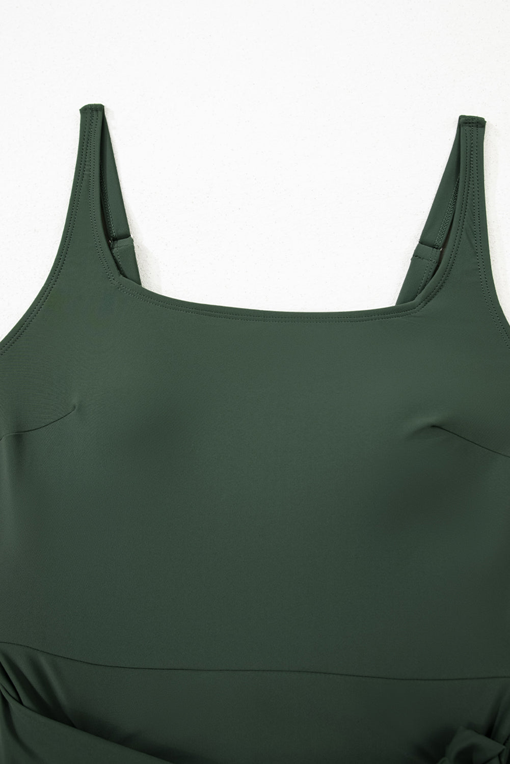 Mist Green Tie-Waist Swim Dress