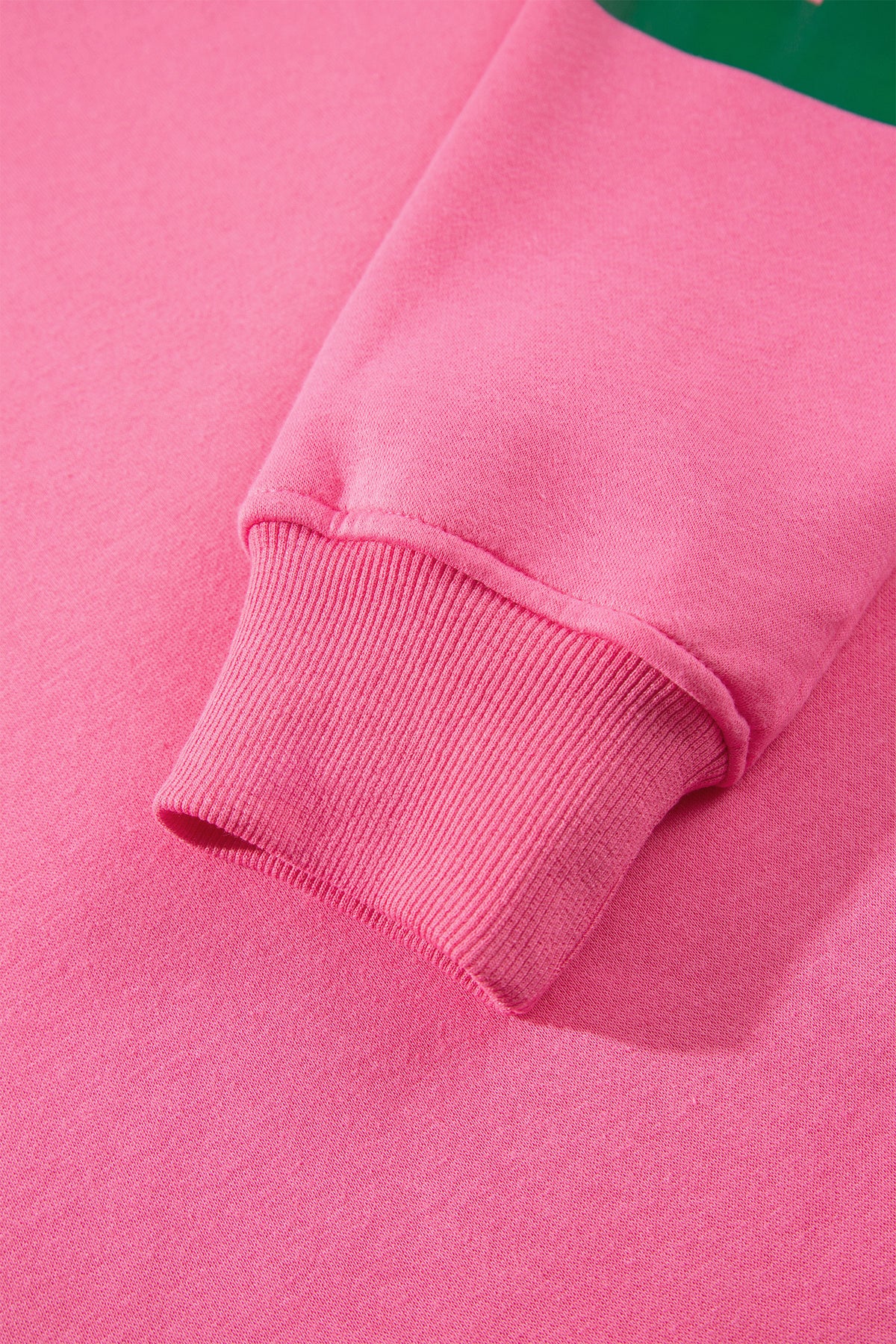 Sachet Pink Slogan Print Round Neck Sweatshirt