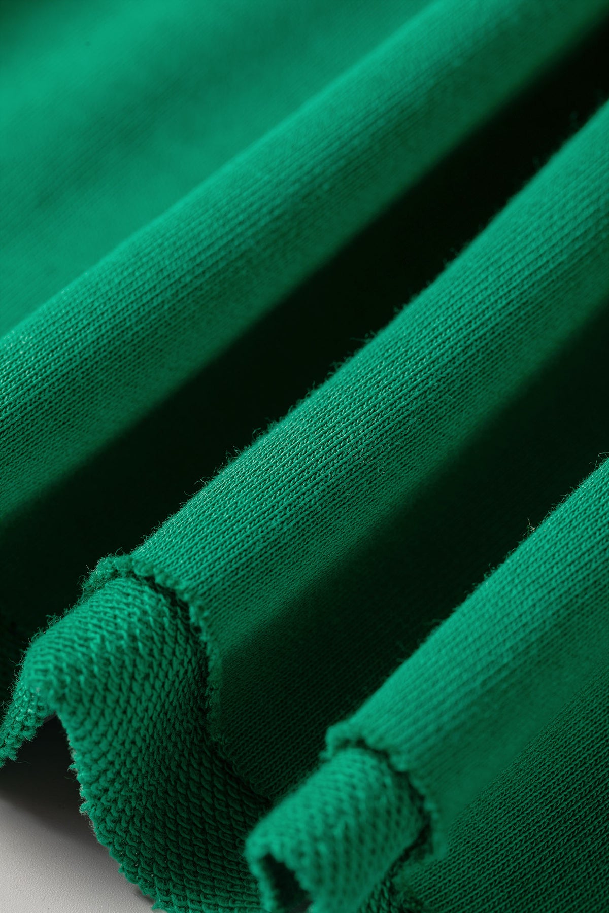Bright Green Hooded Long Sleeve Elastic Waist Pocket Pant Set