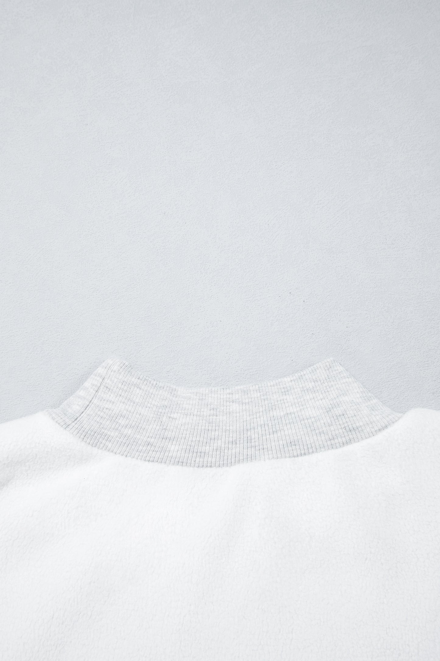 Light Grey High Neck GAMEDAY/ FOOTBALL Double Side Printed Reversible Sweatshirt