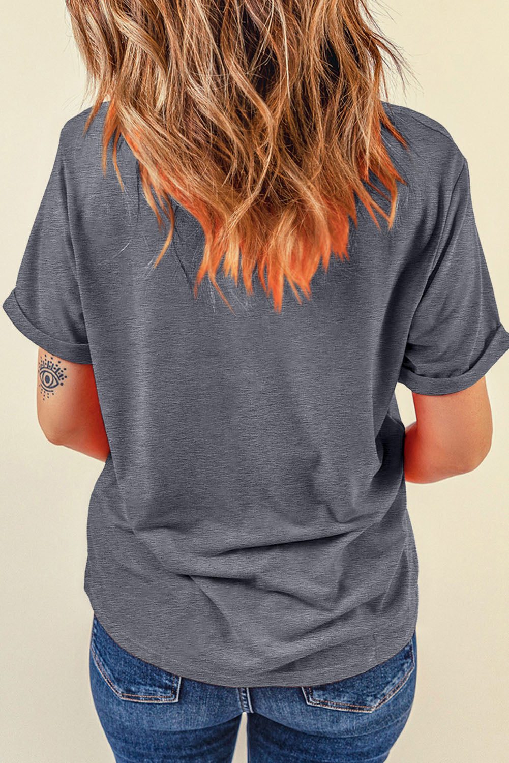 Gray Spooky Season Playful Halloween Graphic T-Shirt