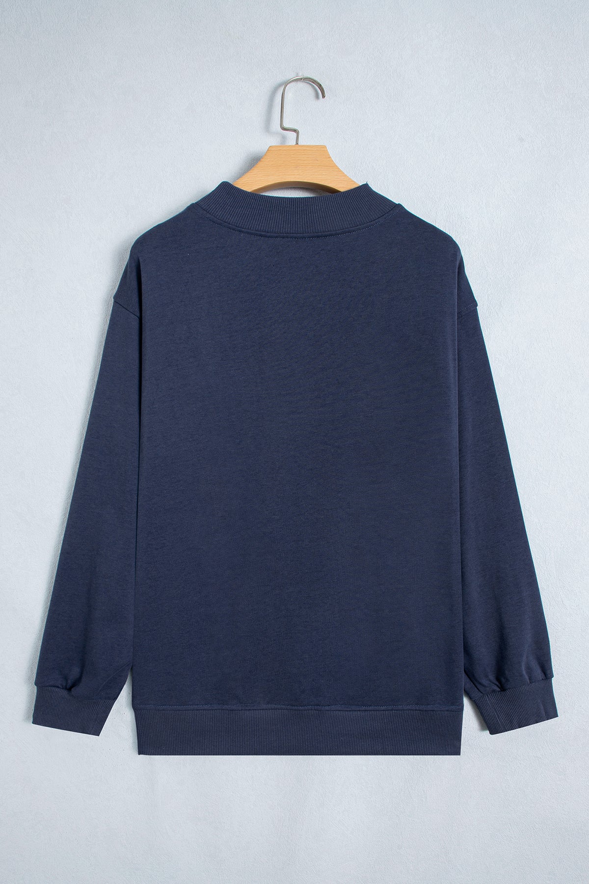Dirty blue Embroidered Leopard Alabama High Sweatshirt