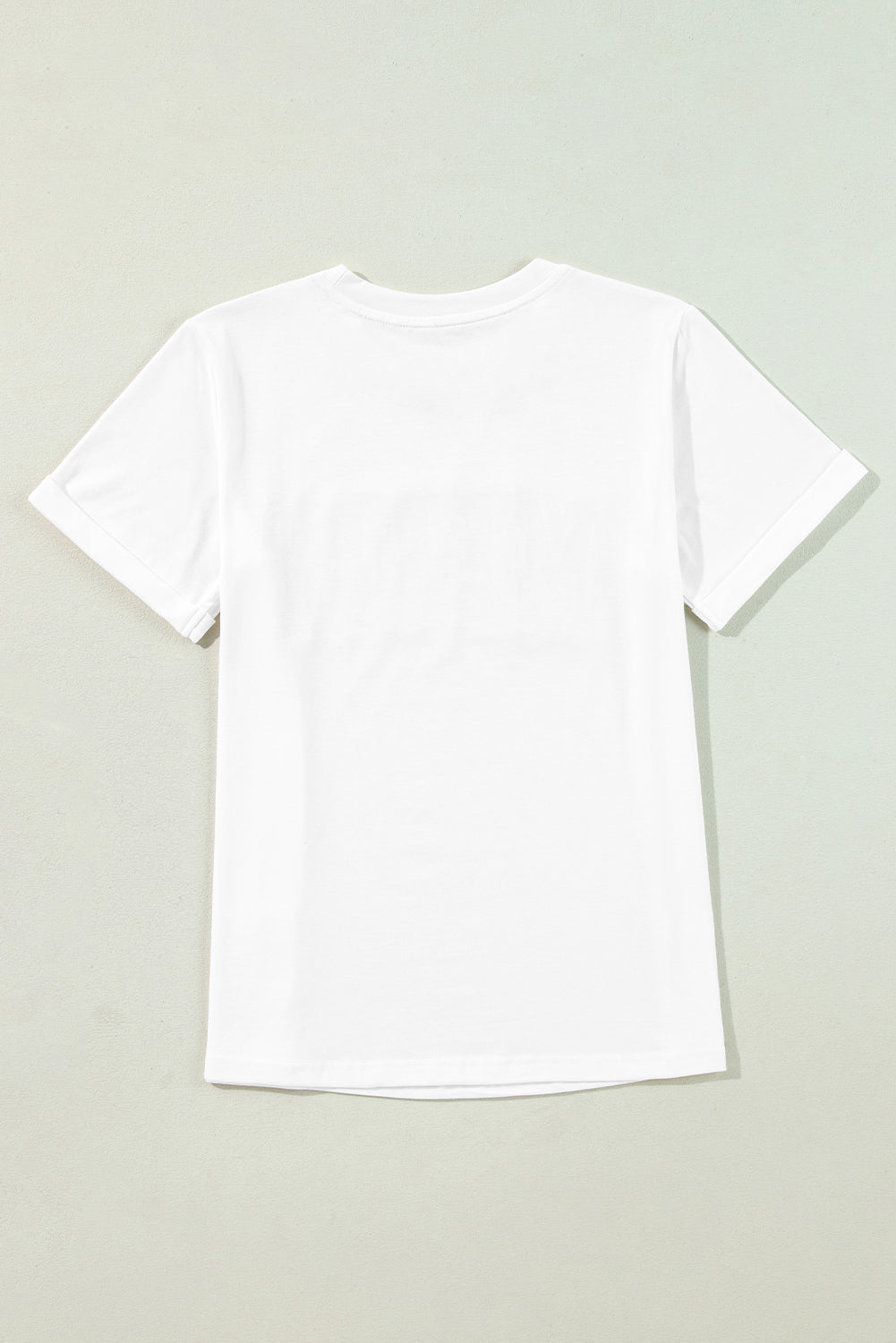 White MERRY Christmas YAll Graphic Crewneck T-Shirt