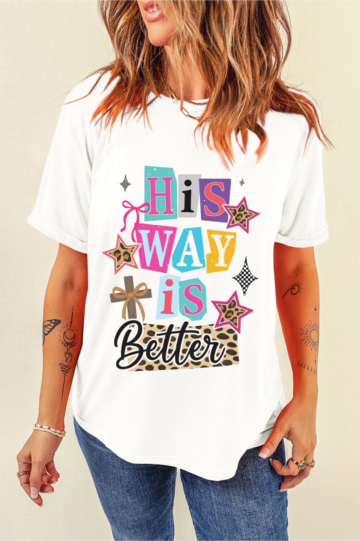 White His Way Is Better Easter Celebration Tee