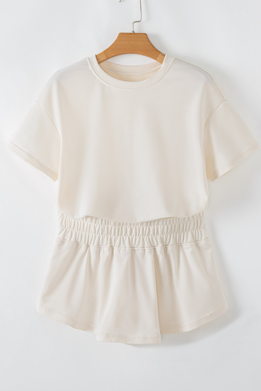 Women's Blossom Two-Piece Cropped Tee and Ruffle High-Waist Skort Set